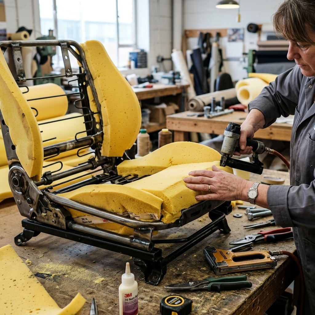 High-density seat foam