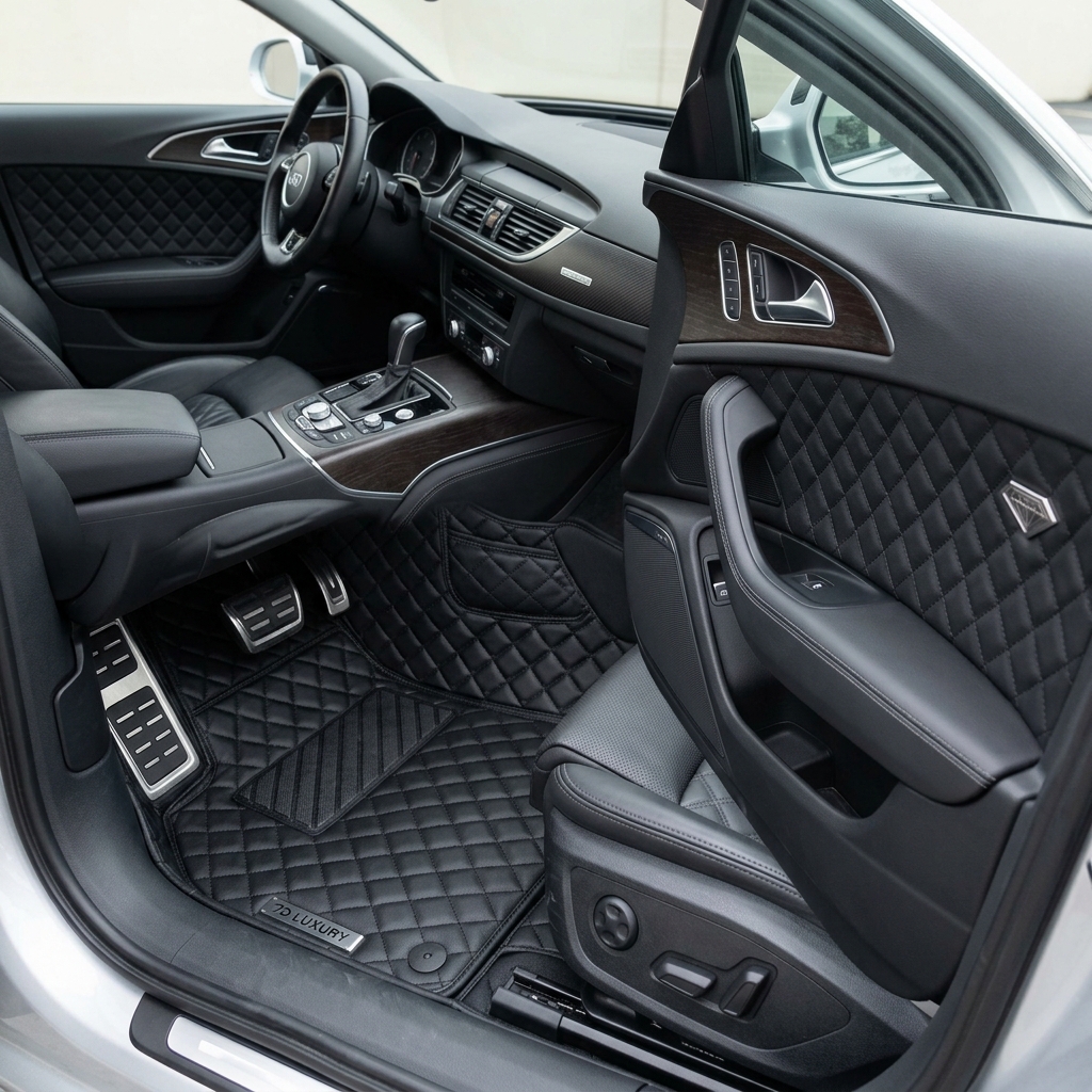 Custom floor mats and floor lamination