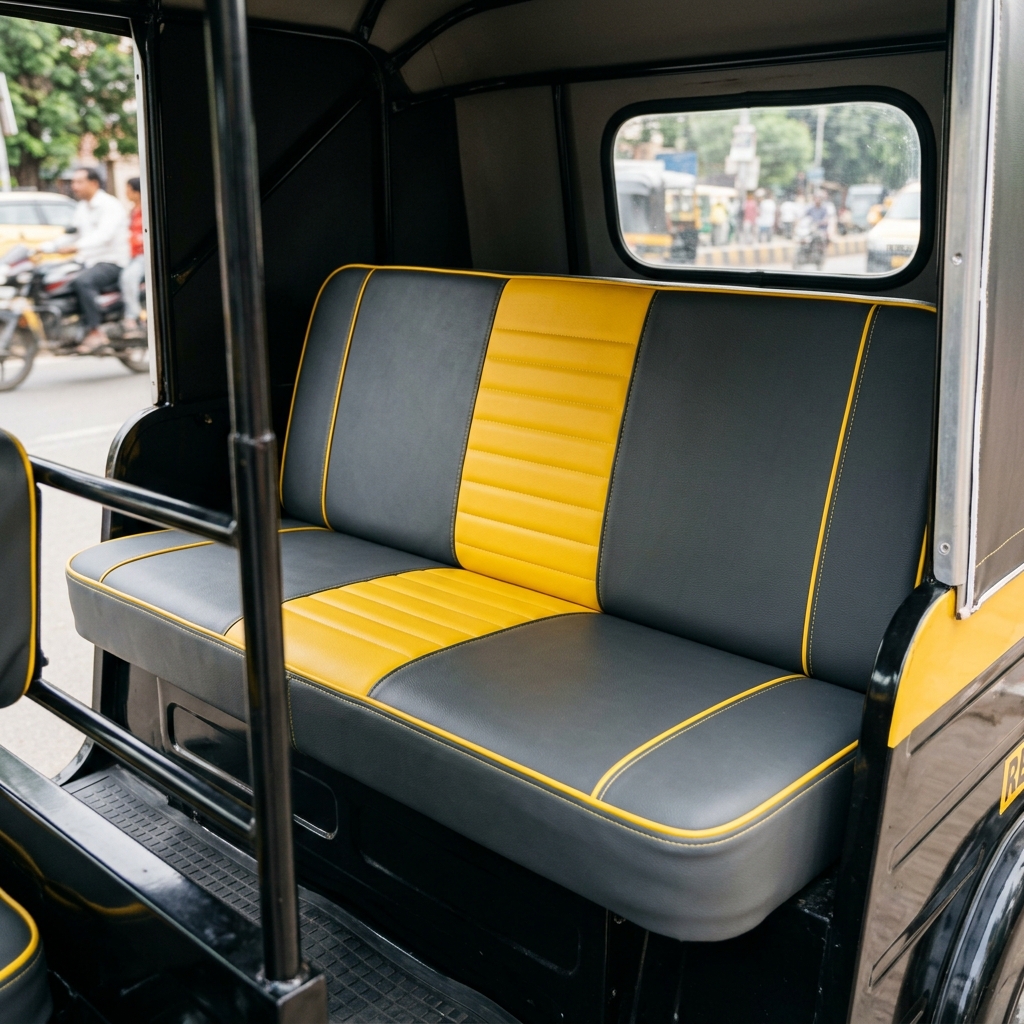 Auto rickshaw seat